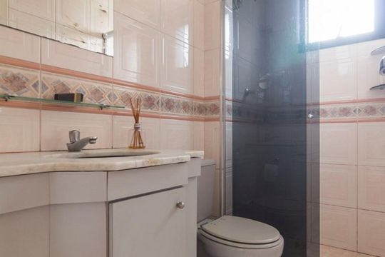 Banheiro Social de apartamento à venda com 2 quartos, 70m² em Vila Paulista, São Paulo