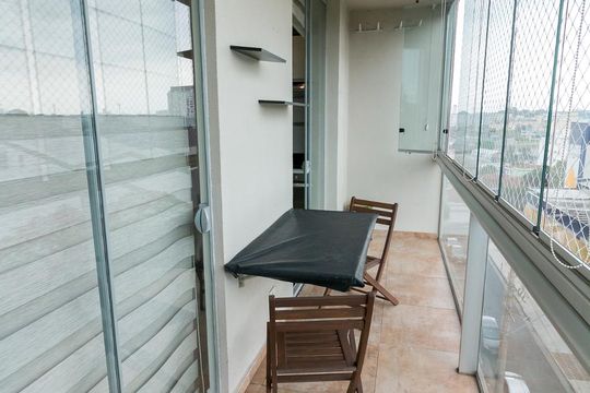 Varanda de kitnet/studio para alugar com 1 quarto, 36m² em Vila Augusta, Guarulhos