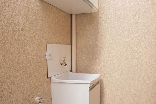 Área de Serviço de apartamento à venda com 2 quartos, 39m² em Vila Apiaí, Santo André