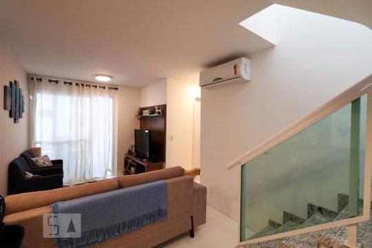 Sala de apartamento para alugar com 3 quartos, 142m² em Recreio dos Bandeirantes, Rio de Janeiro