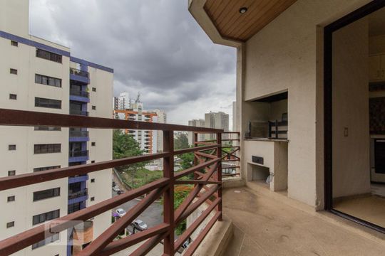 Varanda da Sala de apartamento para alugar com 1 quarto, 50m² em Vila Suzana, São Paulo