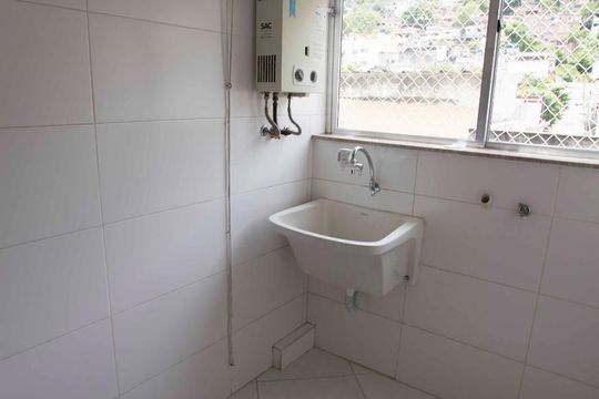 área de serviço de apartamento para alugar com 2 quartos, 80m² em Tijuca, Rio de Janeiro