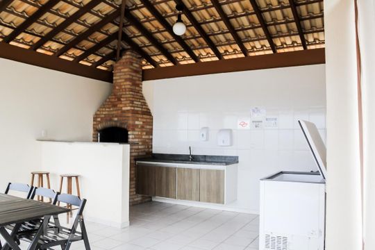 Área comum - Churrasqueira de apartamento à venda com 2 quartos, 61m² em Jardim Tamoio, Jundiaí