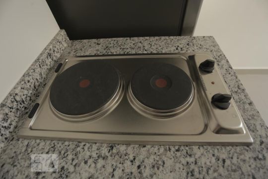 Cozinha de apartamento para alugar com 1 quarto, 20m² em República, São Paulo