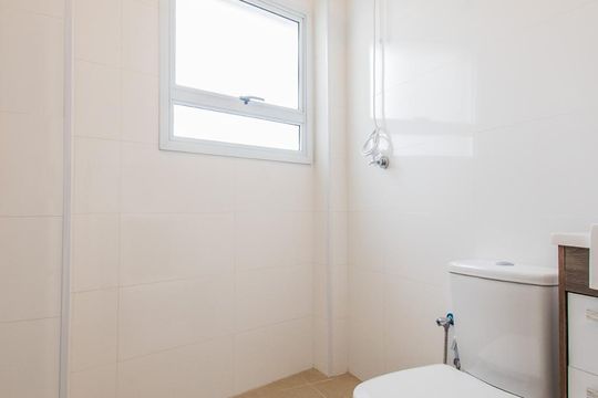 Banheiro de kitnet/studio à venda com 1 quarto, 34m² em Centro, São Paulo