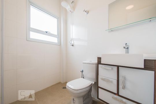 Banheiro de kitnet/studio à venda com 1 quarto, 34m² em Centro, São Paulo