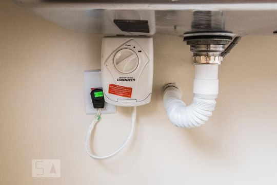 Kitnet - Aquecedor da Pia de kitnet/studio à venda com 1 quarto, 34m² em Centro, São Paulo
