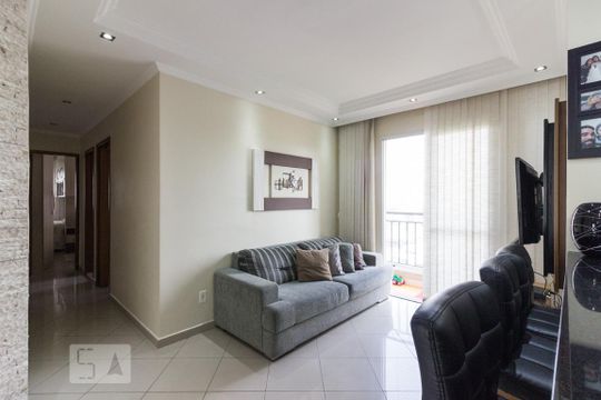 Sala de apartamento à venda com 2 quartos, 50m² em Vila Roque, São Paulo