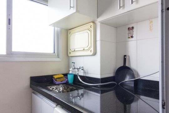 Área de Serviço de apartamento à venda com 2 quartos, 50m² em Vila Roque, São Paulo
