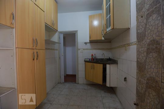 Cozinha de apartamento à venda com 4 quartos, 96m² em Rio Comprido, Rio de Janeiro
