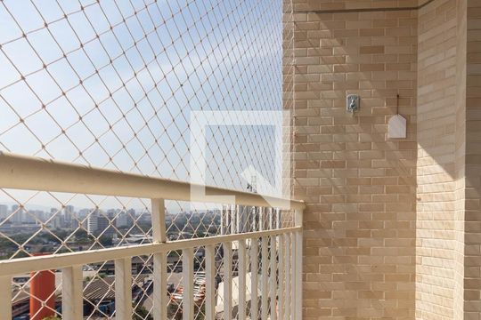 Varanda da Sala de apartamento para alugar com 2 quartos, 63m² em Jaguaré, São Paulo