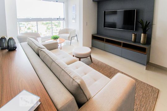 Sala de kitnet/studio para alugar com 1 quarto, 43m² em St. Oeste, Goiânia