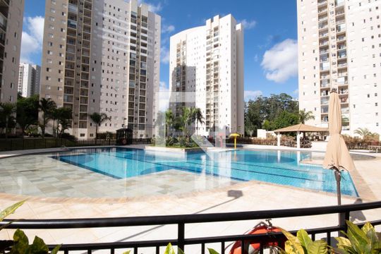 Área comum - Piscina de apartamento para alugar com 2 quartos, 67m² em Umuarama, Osasco