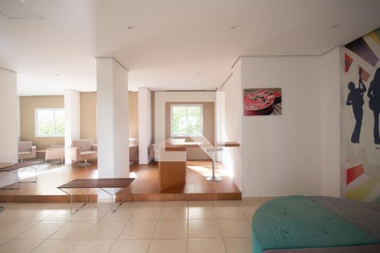 Área comum - Salão de festas de apartamento para alugar com 2 quartos, 67m² em Umuarama, Osasco