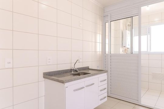 Cozinha de apartamento à venda com 2 quartos, 48m² em Jardim América da Penha, São Paulo