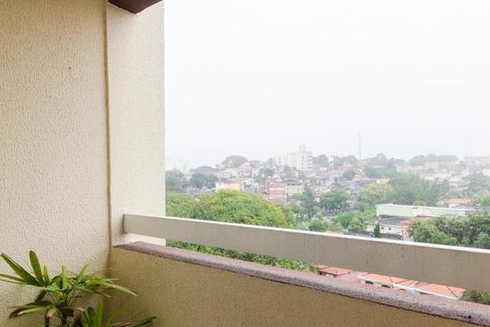 Varanda da sala de apartamento para alugar com 2 quartos, 60m² em Baeta Neves, São Bernardo do Campo