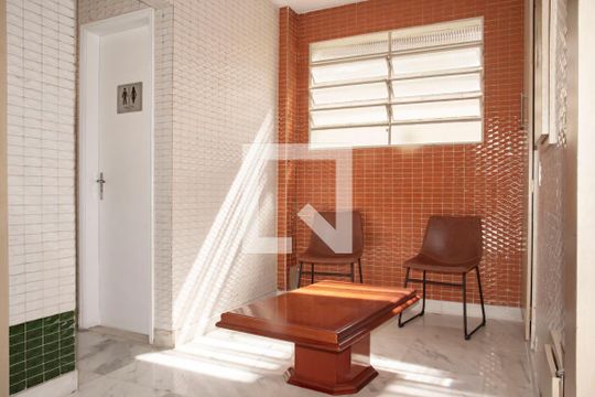 Hall social de apartamento à venda com 1 quarto, 48m² em Vila Clementino, São Paulo