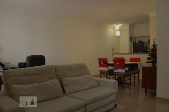 Sala de apartamento para alugar com 2 quartos, 80m² em Jardim Tupanci, Barueri