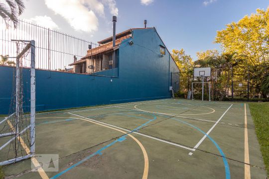 Área Comum - Quadra de casa de condomínio à venda com 6 quartos, 300m² em Jardim Itu Sabará, Porto Alegre
