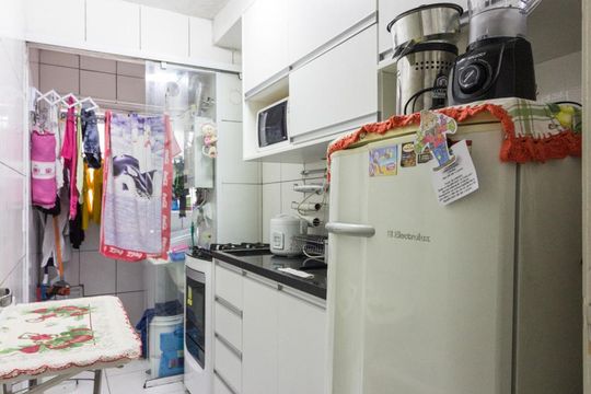 Cozinha de apartamento à venda com 2 quartos, 50m² em Limão, São Paulo