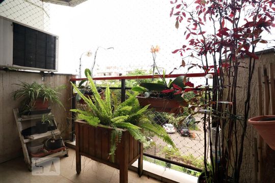 Varanda da Suíte 1 de apartamento para alugar com 3 quartos, 163m² em Barra da Tijuca, Rio de Janeiro