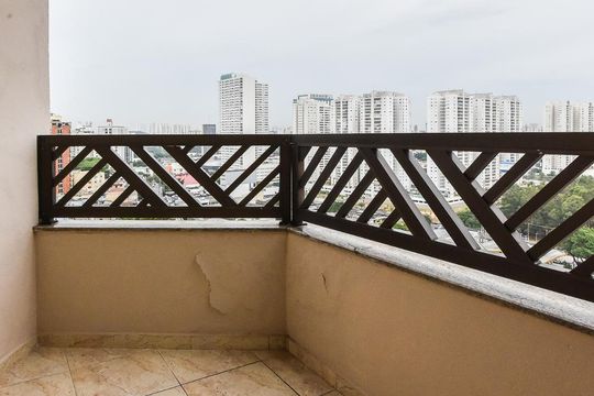 Varanda de apartamento à venda com 3 quartos, 96m² em Baeta Neves, São Bernardo do Campo