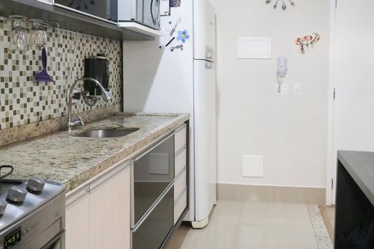 Cozinha de apartamento para alugar com 3 quartos, 65m² em Parque Novo Mundo, São Paulo