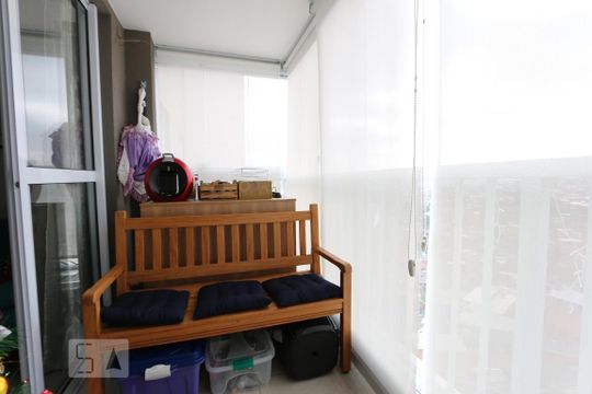 varanda de apartamento à venda com 1 quarto, 44m² em Vila Andrade, São Paulo