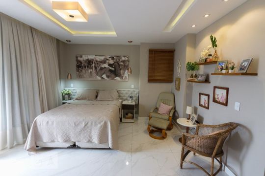 Quarto 2 - Suíte de apartamento para alugar com 4 quartos, 150m² em Barra da Tijuca, Rio de Janeiro