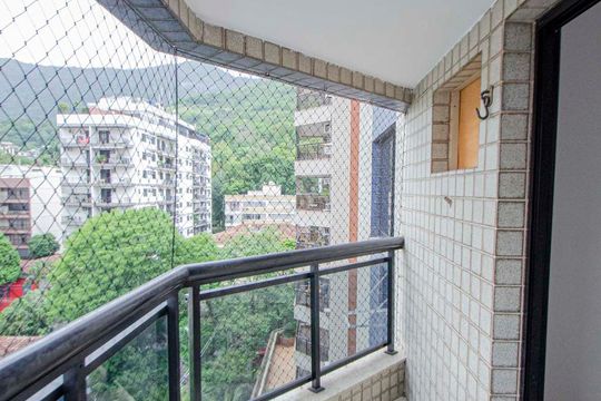 Varanda da Suíte de apartamento à venda com 3 quartos, 100m² em Tijuca, Rio de Janeiro