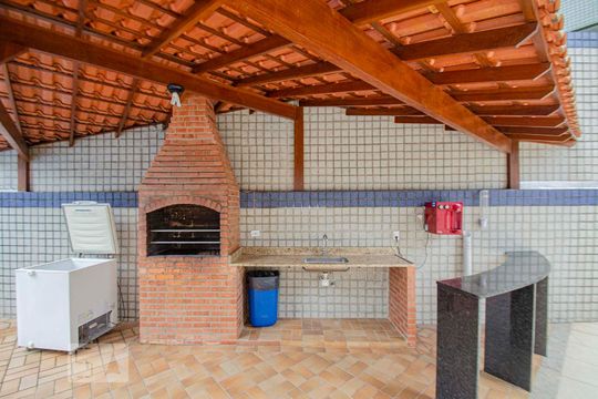 Área comum - Churrasqueira de apartamento à venda com 3 quartos, 100m² em Tijuca, Rio de Janeiro