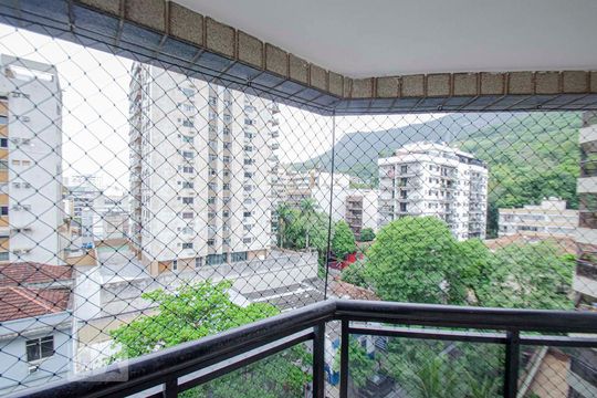 VIsta da Varanda da Suíte de apartamento à venda com 3 quartos, 100m² em Tijuca, Rio de Janeiro