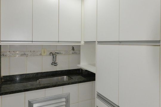 Cozinha de apartamento à venda com 3 quartos, 98m² em Alto da Boa Vista, Rio de Janeiro