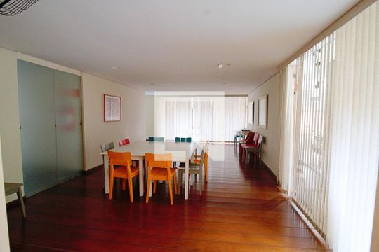 Área comum - Salão de festas de apartamento para alugar com 1 quarto, 45m² em Real Parque, São Paulo