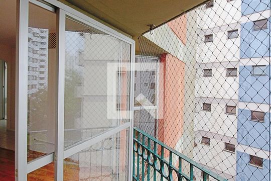 Varanda da Sala de apartamento à venda com 1 quarto, 45m² em Real Parque, São Paulo
