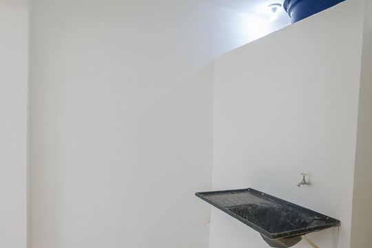 Cozinha de apartamento para alugar com 1 quarto, 32m² em Marajó, Belo Horizonte