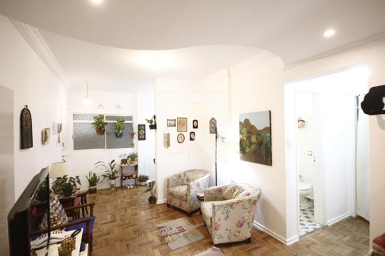 Sala de apartamento para alugar com 2 quartos, 65m² em Paraíso, São Paulo