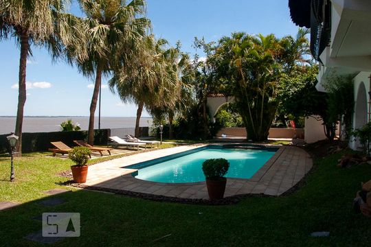 Área comum - Piscina de apartamento para alugar com 4 quartos, 300m² em Vila Assunção, Porto Alegre