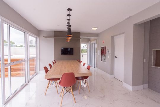Espaço Gourmet de kitnet/studio à venda com 1 quarto, 22m² em Mercês, Curitiba