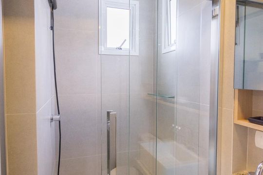 Banheiro - Box de kitnet/studio à venda com 1 quarto, 22m² em Mercês, Curitiba