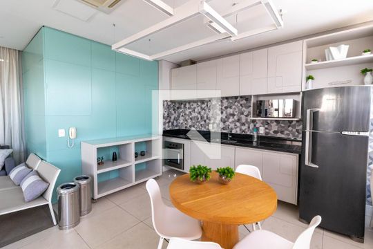Cobertura - Salão de festas de apartamento à venda com 1 quarto, 20m² em Santana, São Paulo