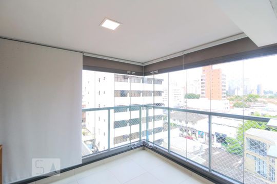 Varanda de kitnet/studio para alugar com 1 quarto, 30m² em Vila Cordeiro, São Paulo