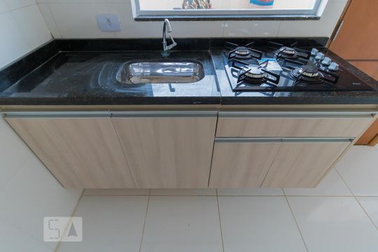 Detalhe cozinha de kitnet/studio à venda com 1 quarto, 34m² em Jardim Maringá, São Paulo