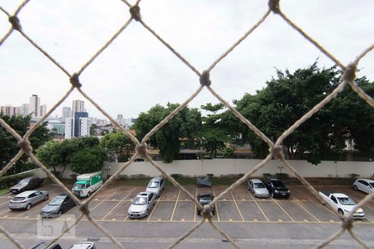 Vista Sala de apartamento à venda com 3 quartos, 55m² em Vila Basileia, São Paulo