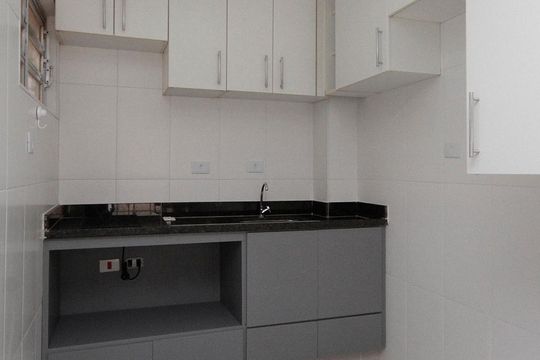Cozinha de kitnet/studio à venda com 1 quarto, 48m² em Bela Vista, São Paulo