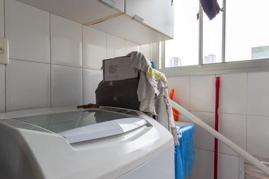 Área de serviço de apartamento à venda com 2 quartos, 50m² em Jardim Ampliação, São Paulo