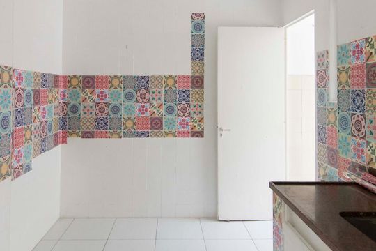 Cozinha de apartamento à venda com 2 quartos, 67m² em Moinho Velho, São Paulo