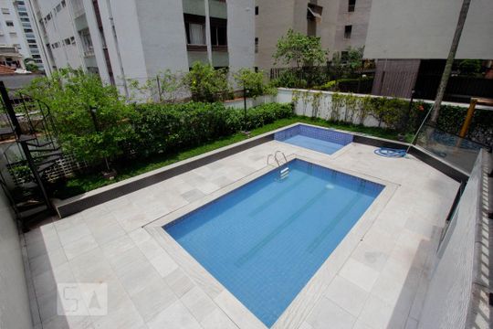Piscina de apartamento para alugar com 2 quartos, 57m² em Jardim Paulista, São Paulo