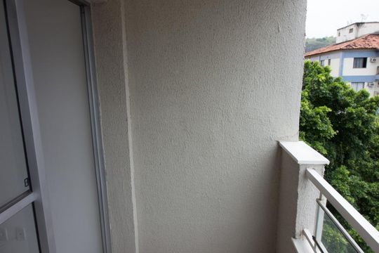 Varanda da Sala de apartamento para alugar com 3 quartos, 68m² em Taquara, Rio de Janeiro