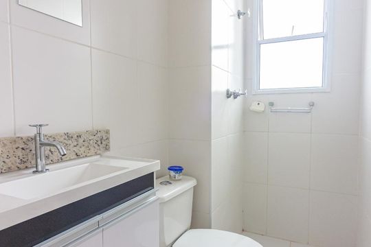 Banheiro da Suite de apartamento à venda com 3 quartos, 70m² em Presidente Altino, Osasco